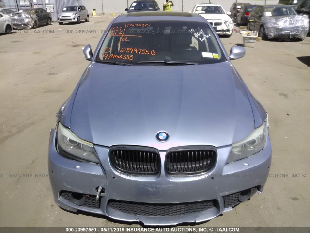 WBAPL33589A515332 - 2009 BMW 335 XI Light Blue photo 6