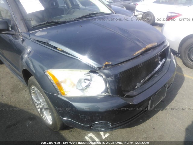 1B3HB48B67D553461 - 2007 DODGE CALIBER SXT GRAY photo 6