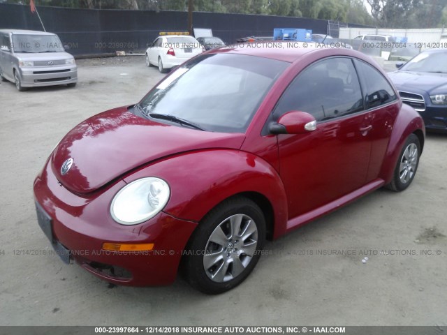 3VWPG31C68M502280 - 2008 VOLKSWAGEN NEW BEETLE S RED photo 2