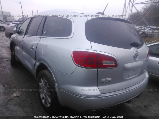 5GAKVBKD1GJ164028 - 2016 BUICK ENCLAVE SILVER photo 3