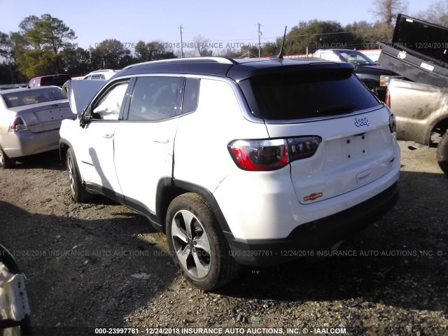 3C4NJCBB6JT134163 - 2018 JEEP COMPASS LATITUDE WHITE photo 3