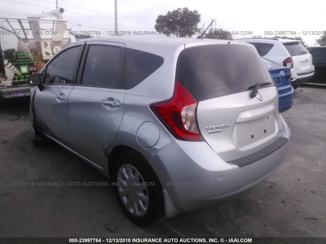 3N1CE2CP7GL396866 - 2016 NISSAN VERSA NOTE S/S PLUS/SV/SL/SR SILVER photo 3