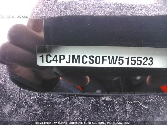 1C4PJMCS0FW515523 - 2015 JEEP CHEROKEE LATITUDE SILVER photo 9