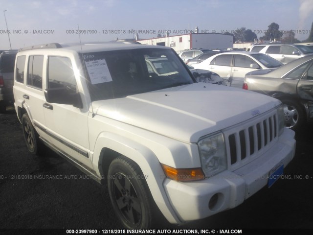1J8HG48K26C233924 - 2006 JEEP COMMANDER WHITE photo 1