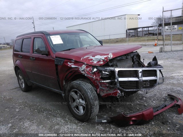 1D8GT28K69W549902 - 2009 DODGE NITRO SE RED photo 1