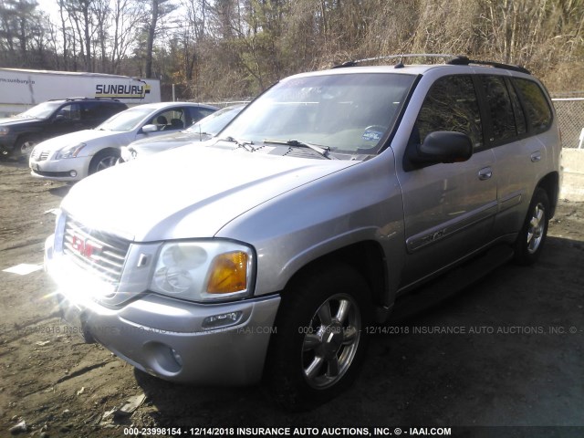 1GKDT13S142424927 - 2004 GMC ENVOY SILVER photo 2