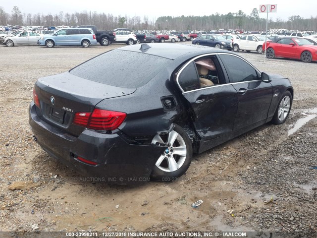 WBA5A5C54GG353492 - 2016 BMW 528 GRAY photo 4