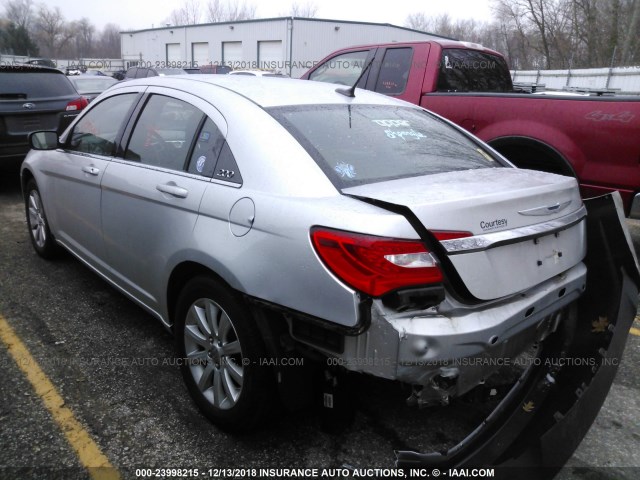 1C3CCBBB3CN188944 - 2012 CHRYSLER 200 TOURING SILVER photo 3