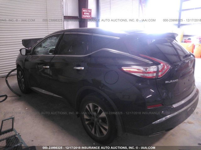 5N1AZ2MG4FN273432 - 2015 NISSAN MURANO S/SL/SV/PLATINUM BLACK photo 3