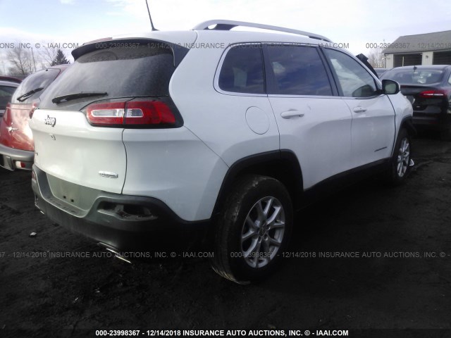 1C4PJMCS1GW142395 - 2016 JEEP CHEROKEE LATITUDE WHITE photo 4