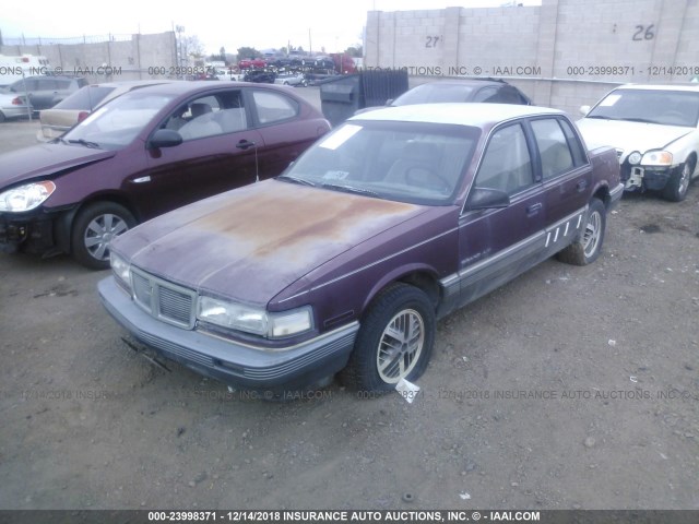 1G2NV54D4JC732086 - 1988 PONTIAC GRAND AM LE BURGUNDY photo 2