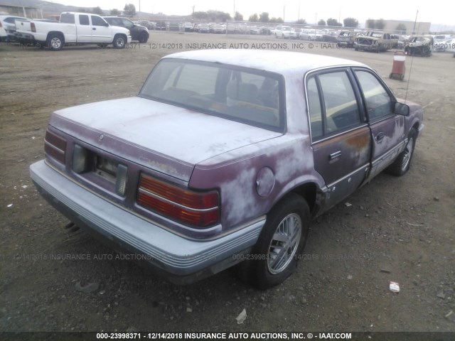 1G2NV54D4JC732086 - 1988 PONTIAC GRAND AM LE 勃艮第红 照片 4