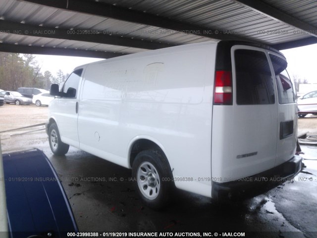 1GCFG15X391146417 - 2009 CHEVROLET EXPRESS G1500  YELLOW photo 3