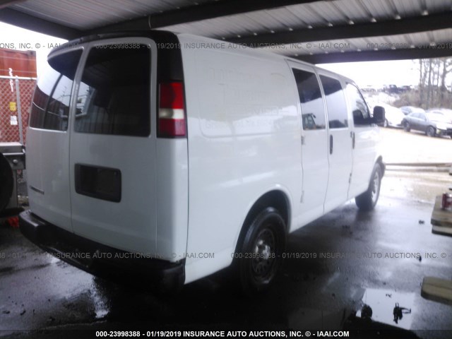 1GCFG15X391146417 - 2009 CHEVROLET EXPRESS G1500  YELLOW photo 4