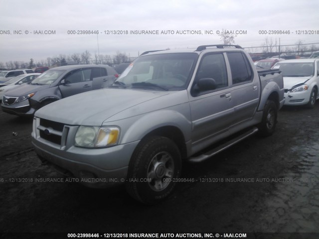 1FMZU77E93UB75250 - 2003 FORD EXPLORER SPORT TR  SILVER photo 2