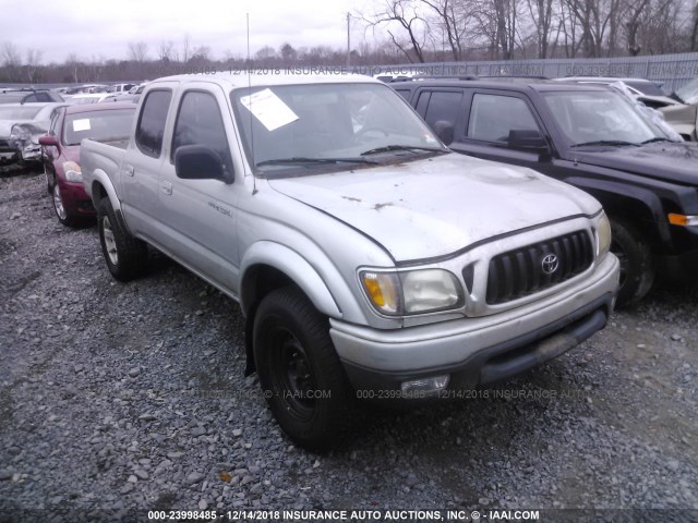 5TEHN72N71Z870738 - 2001 TOYOTA TACOMA DOUBLE CAB 银色 照片 1