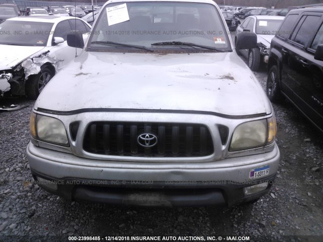 5TEHN72N71Z870738 - 2001 TOYOTA TACOMA DOUBLE CAB 银色 照片 6