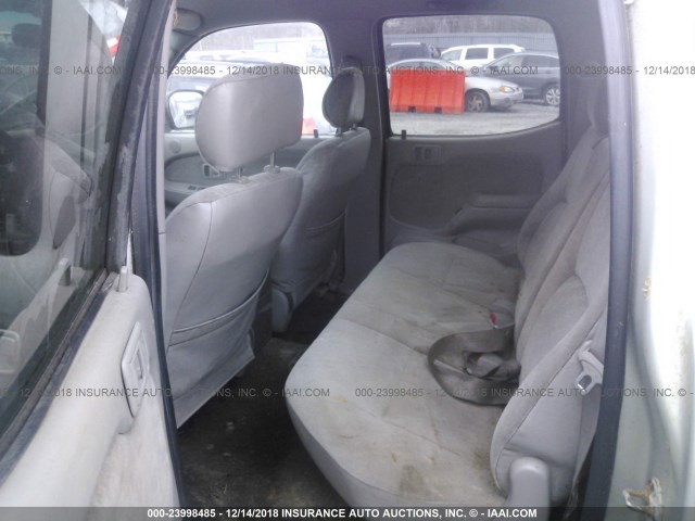 5TEHN72N71Z870738 - 2001 TOYOTA TACOMA DOUBLE CAB 银色 照片 8