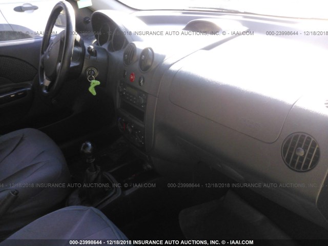 KL1TD66668B013374 - 2008 CHEVROLET AVEO LS BLUE photo 5