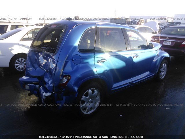 3C4FY58B13T647150 - 2003 CHRYSLER PT CRUISER TOURING BLUE photo 4