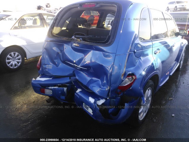 3C4FY58B13T647150 - 2003 CHRYSLER PT CRUISER TOURING BLUE photo 6