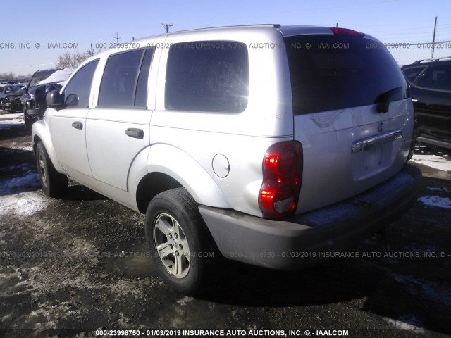 1D4HD38N25F538120 - 2005 DODGE DURANGO ST SILVER photo 3