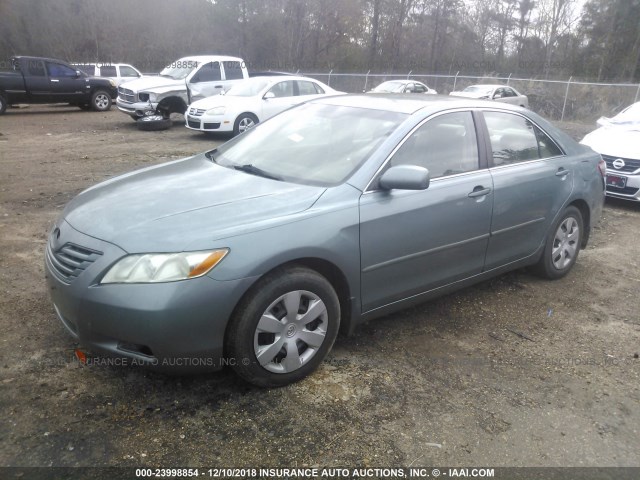 4T1BE46K47U709541 - 2007 TOYOTA CAMRY NEW GENERAT CE/LE/XLE/SE TEAL photo 2