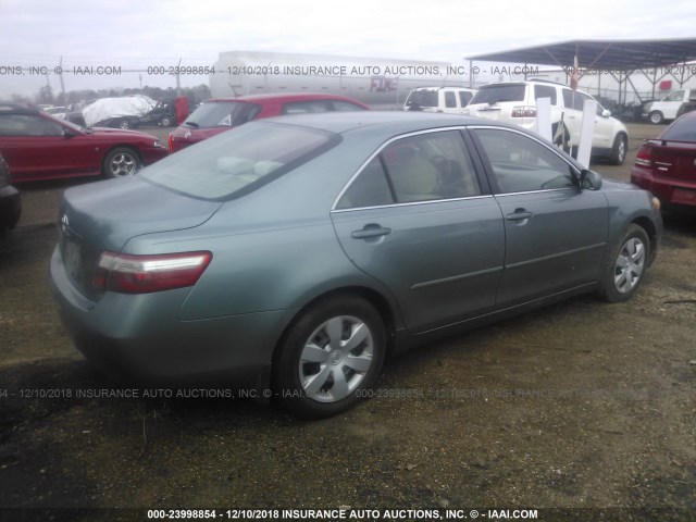 4T1BE46K47U709541 - 2007 TOYOTA CAMRY NEW GENERAT CE/LE/XLE/SE TEAL photo 4