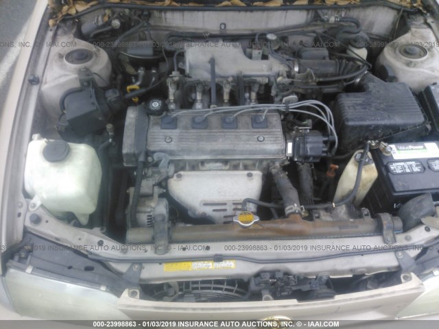 2T1BB02E3TC142980 - 1996 TOYOTA COROLLA DX GOLD photo 10