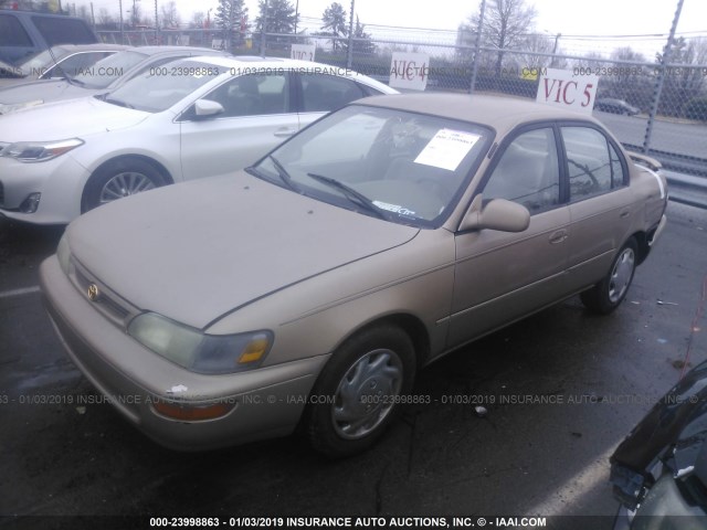 2T1BB02E3TC142980 - 1996 TOYOTA COROLLA DX GOLD photo 2