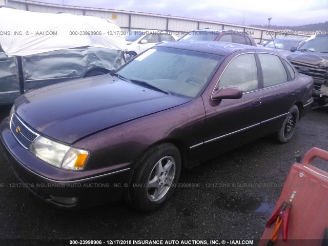 4T1BF18B9WU283031 - 1998 TOYOTA AVALON XL/XLS PURPLE photo 2