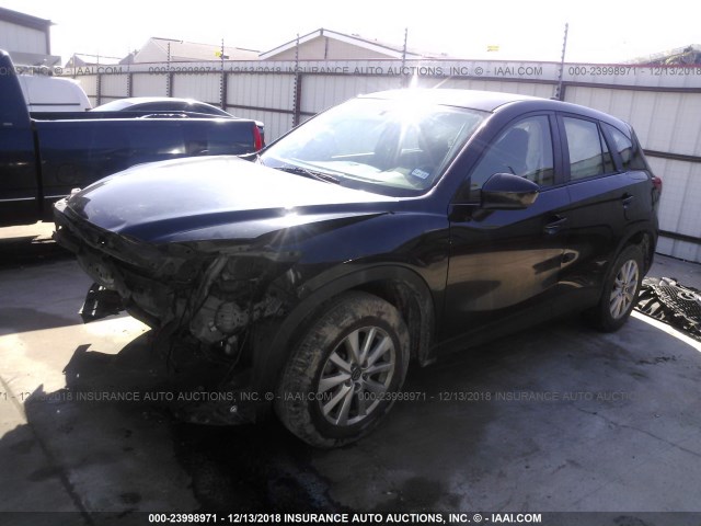 JM3KE2BE0D0169107 - 2013 MAZDA CX-5 SPORT BLACK photo 2