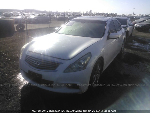 JN1CV6AP9CM623436 - 2012 INFINITI G37 SPORT WHITE photo 2