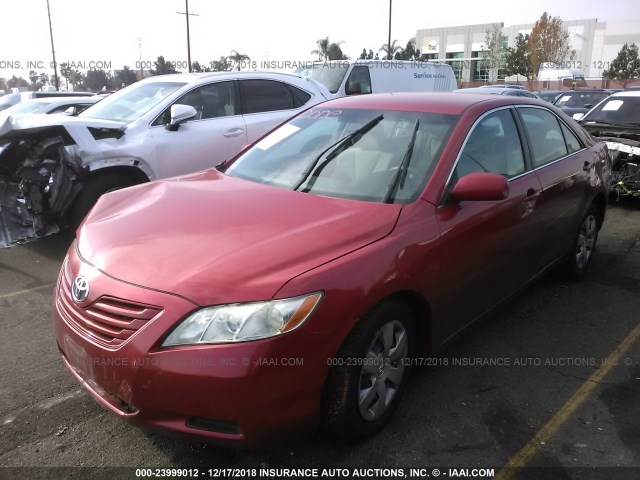 4T4BE46K59R079084 - 2009 TOYOTA CAMRY SE/LE/XLE RED photo 2