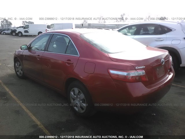 4T4BE46K59R079084 - 2009 TOYOTA CAMRY SE/LE/XLE RED photo 3