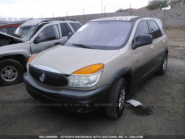 3G5DA03EX2S510915 - 2002 BUICK RENDEZVOUS CX GOLD photo 2