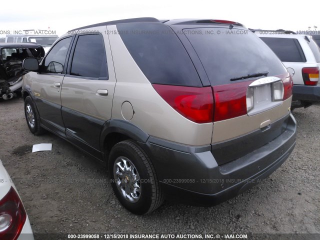 3G5DA03EX2S510915 - 2002 BUICK RENDEZVOUS CX GOLD photo 3