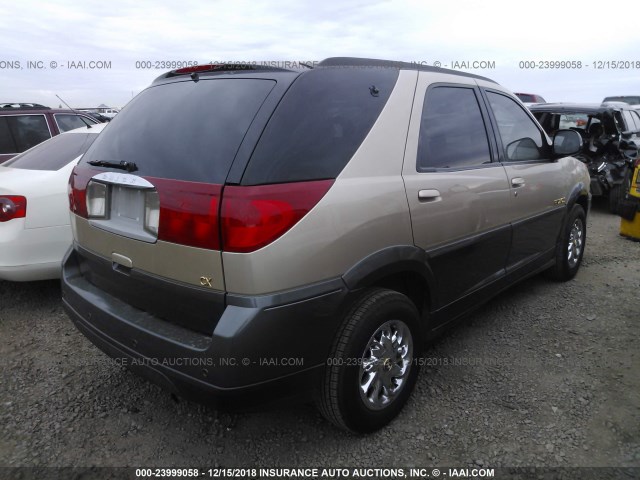 3G5DA03EX2S510915 - 2002 BUICK RENDEZVOUS CX GOLD photo 4