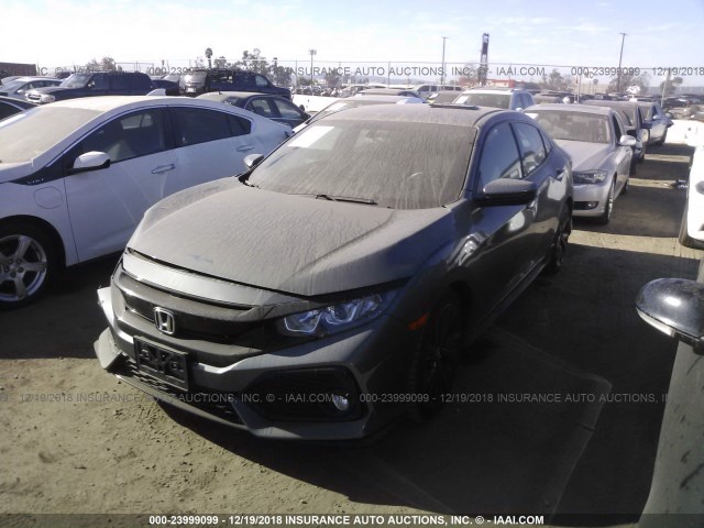 SHHFK7H49JU424587 - 2018 HONDA CIVIC SPORT 灰色 照片 2