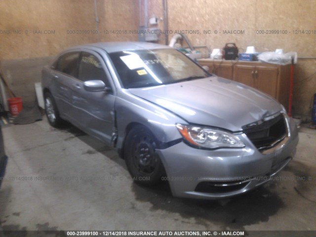 1C3CCBAB2EN238284 - 2014 CHRYSLER 200 LX SILVER photo 1