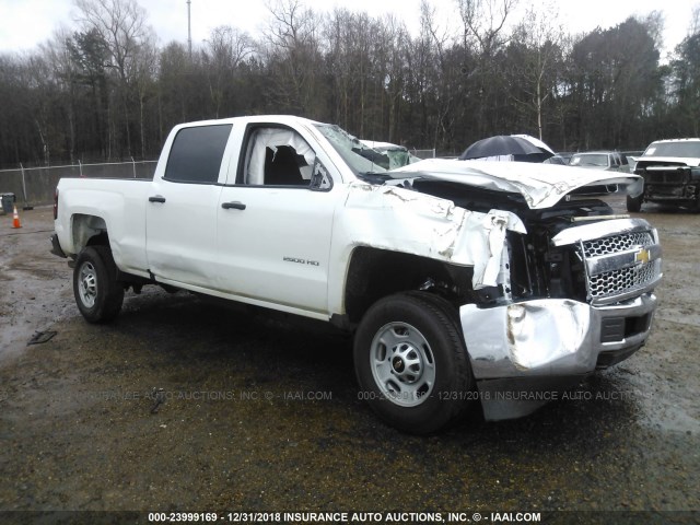 1GC1CREG6KF135716 - 2019 CHEVROLET SILVERADO C2500 HEAVY DUTY WHITE photo 1