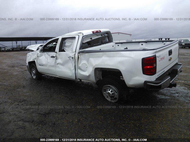 1GC1CREG6KF135716 - 2019 CHEVROLET SILVERADO C2500 HEAVY DUTY WHITE photo 3