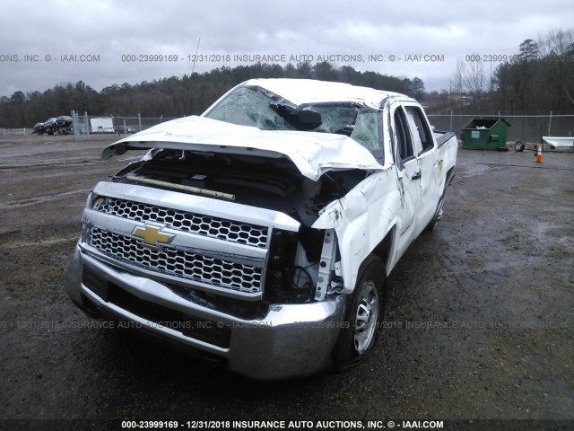 1GC1CREG6KF135716 - 2019 CHEVROLET SILVERADO C2500 HEAVY DUTY WHITE photo 6