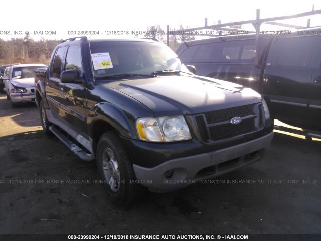 1FMZU77E43UB00472 - 2003 FORD EXPLORER SPORT TR  GREEN photo 1