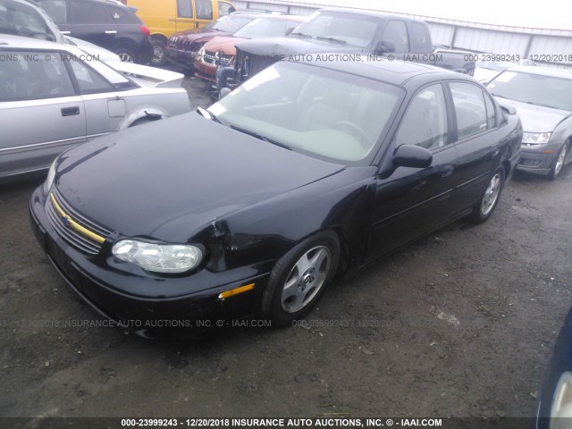 1G1NE52J03M537211 - 2003 CHEVROLET MALIBU LS 黑色 照片 2