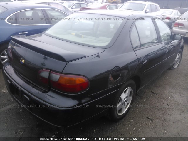 1G1NE52J03M537211 - 2003 CHEVROLET MALIBU LS 黑色 照片 4