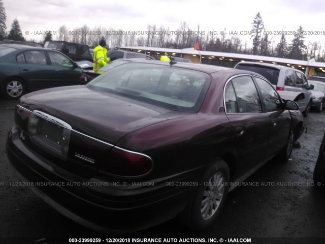 1G4HR54K65U184812 - 2005 BUICK LESABRE LIMITED MAROON photo 4