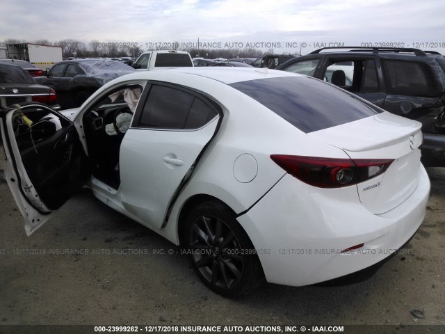 3MZBN1W37JM185225 - 2018 MAZDA 3 GRAND TOURING WHITE photo 3