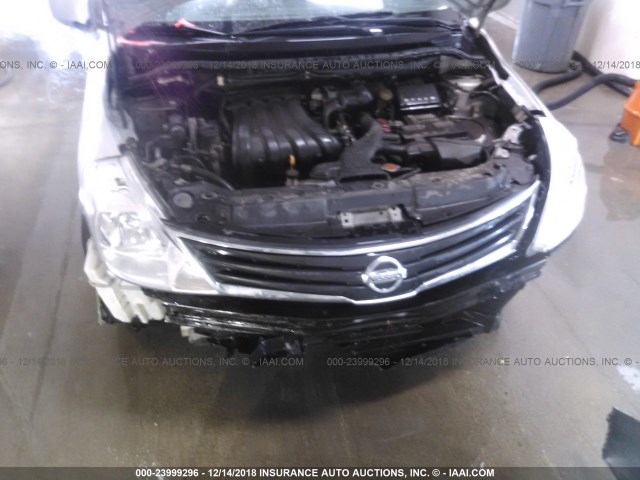 3N1BC1CP1CK241046 - 2012 NISSAN VERSA S/SL SILVER photo 10