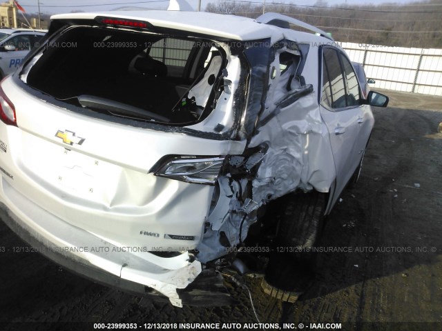 2GNAXVEV8J6214817 - 2018 CHEVROLET EQUINOX PREMIER WHITE photo 6